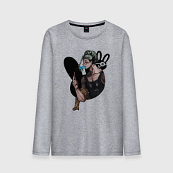 Мужской лонгслив Buddha with ice cream