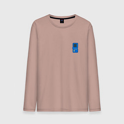 Мужской лонгслив Игровая консоль Тетрис - мини