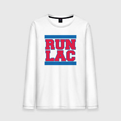 Лонгслив хлопковый мужской Run Clippers, цвет: белый
