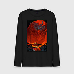 Лонгслив хлопковый мужской DnD Dices: Honor Among Thieves, цвет: черный