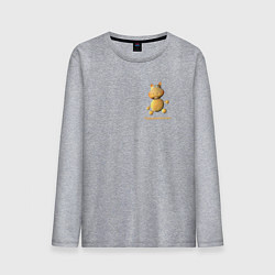 Мужской лонгслив Добрый маленький бегемот