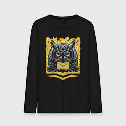 Мужской лонгслив Ночной посланник-сова