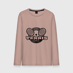 Лонгслив хлопковый мужской Tennis, цвет: пыльно-розовый