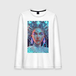 Мужской лонгслив Футуристическая принцесса - нейросеть