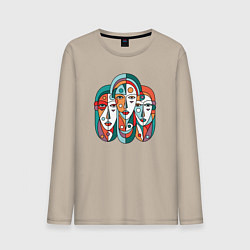 Мужской лонгслив Три сестры