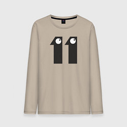 Мужской лонгслив Number 011