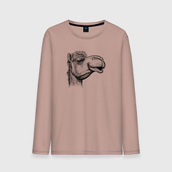 Мужской лонгслив Голова верблюда
