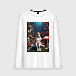 Мужской лонгслив Alice in Wonderland