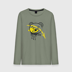 Мужской лонгслив Медведь в стиле urban