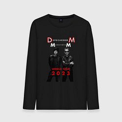 Лонгслив хлопковый мужской Depeche Mode 2023 Memento Mori - Dave & Martin 04, цвет: черный