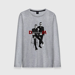 Лонгслив хлопковый мужской Depeche Mode - Memento Mori Two of Us, цвет: меланж