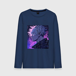 Лонгслив хлопковый мужской The Strongest Jujutsu Sorcerer, цвет: тёмно-синий