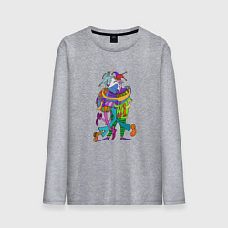 Мужской лонгслив Abstract Funny Clowns