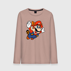 Мужской лонгслив Марио летит