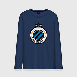 Лонгслив хлопковый мужской Brugge fc sport, цвет: тёмно-синий
