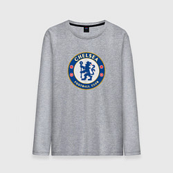 Лонгслив хлопковый мужской Chelsea fc sport, цвет: меланж