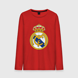 Лонгслив хлопковый мужской Real madrid fc sport, цвет: красный