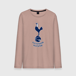 Лонгслив хлопковый мужской Tottenham Hotspur fc sport, цвет: пыльно-розовый