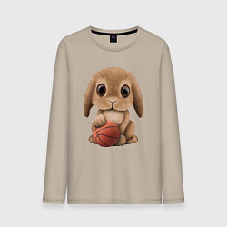 Мужской лонгслив Кролик баскетболист