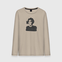 Мужской лонгслив Винишко тян девушка