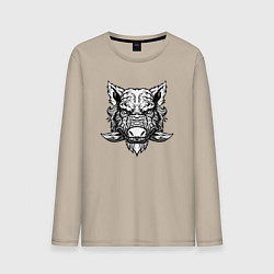 Мужской лонгслив Дикий секач