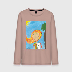 Мужской лонгслив Счастливая весна