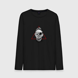 Лонгслив хлопковый мужской Depeche Mode - Martin Gore delta machine, цвет: черный