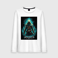 Мужской лонгслив Assassins creed изумрудный туман