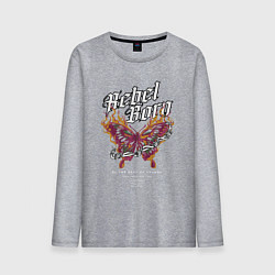 Мужской лонгслив Рожденный мятежником