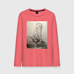 Мужской лонгслив Мудрая волчица Холо