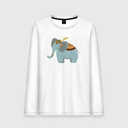 Мужской лонгслив Cute elephant