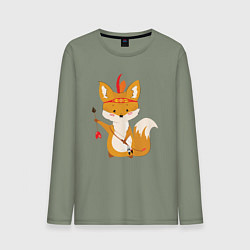 Мужской лонгслив Лисёнок лучник
