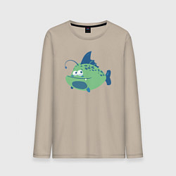 Мужской лонгслив Рыбка удильщик