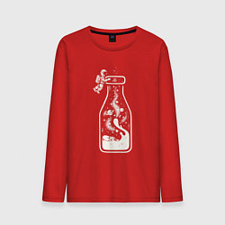 Мужской лонгслив Космос в бутылочке