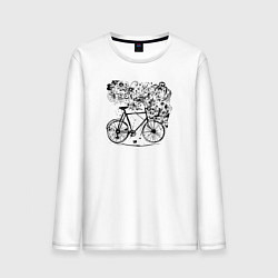 Мужской лонгслив Абстрактный велоузор