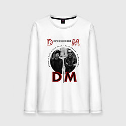 Лонгслив хлопковый мужской Depeche Mode - Tour memento mori, цвет: белый
