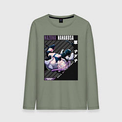 Мужской лонгслив Песнь ночных сов Надзуна Нанакуса вампирша