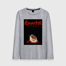Лонгслив хлопковый мужской Принцесса Мононоке маска Сан, цвет: меланж