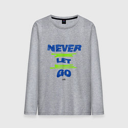 Лонгслив хлопковый мужской Never Let Go Jungkook, цвет: меланж