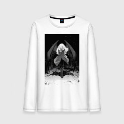 Лонгслив хлопковый мужской О моём перерождении в слизь Римуру Темпест с крыль, цвет: белый