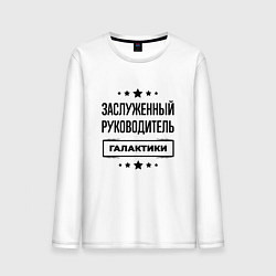 Мужской лонгслив Заслуженный руководитель галактики