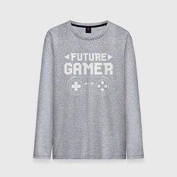 Мужской лонгслив Будущий геймер
