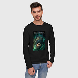 Лонгслив хлопковый мужской Senua - Game Hellblade, цвет: черный — фото 2