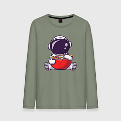 Мужской лонгслив Космический рамен