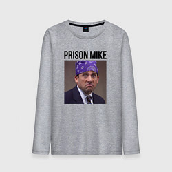 Лонгслив хлопковый мужской Prison mike Michael Scott - офис, цвет: меланж