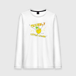 Мужской лонгслив Friendly little lemon