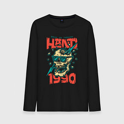 Лонгслив хлопковый мужской Иди напролом, цвет: черный