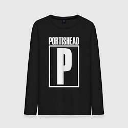 Лонгслив хлопковый мужской Portishead, цвет: черный