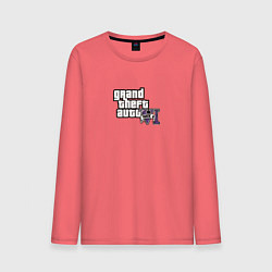 Мужской лонгслив Grand Theft Auto 6 vice city logo