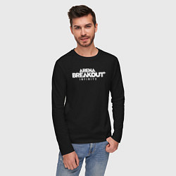 Лонгслив хлопковый мужской Arena breakout infinite, цвет: черный — фото 2